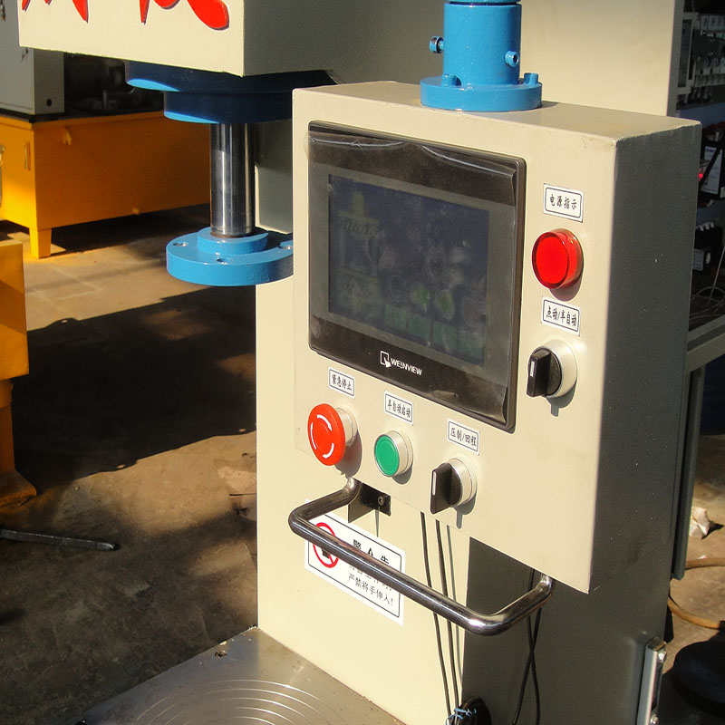 20T单臂液压机 带显示屏 PLC控制液压机 20吨伺服液压机