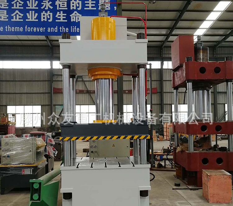 100T薄板钢板冲孔成型液压机 100t三梁四柱液压机