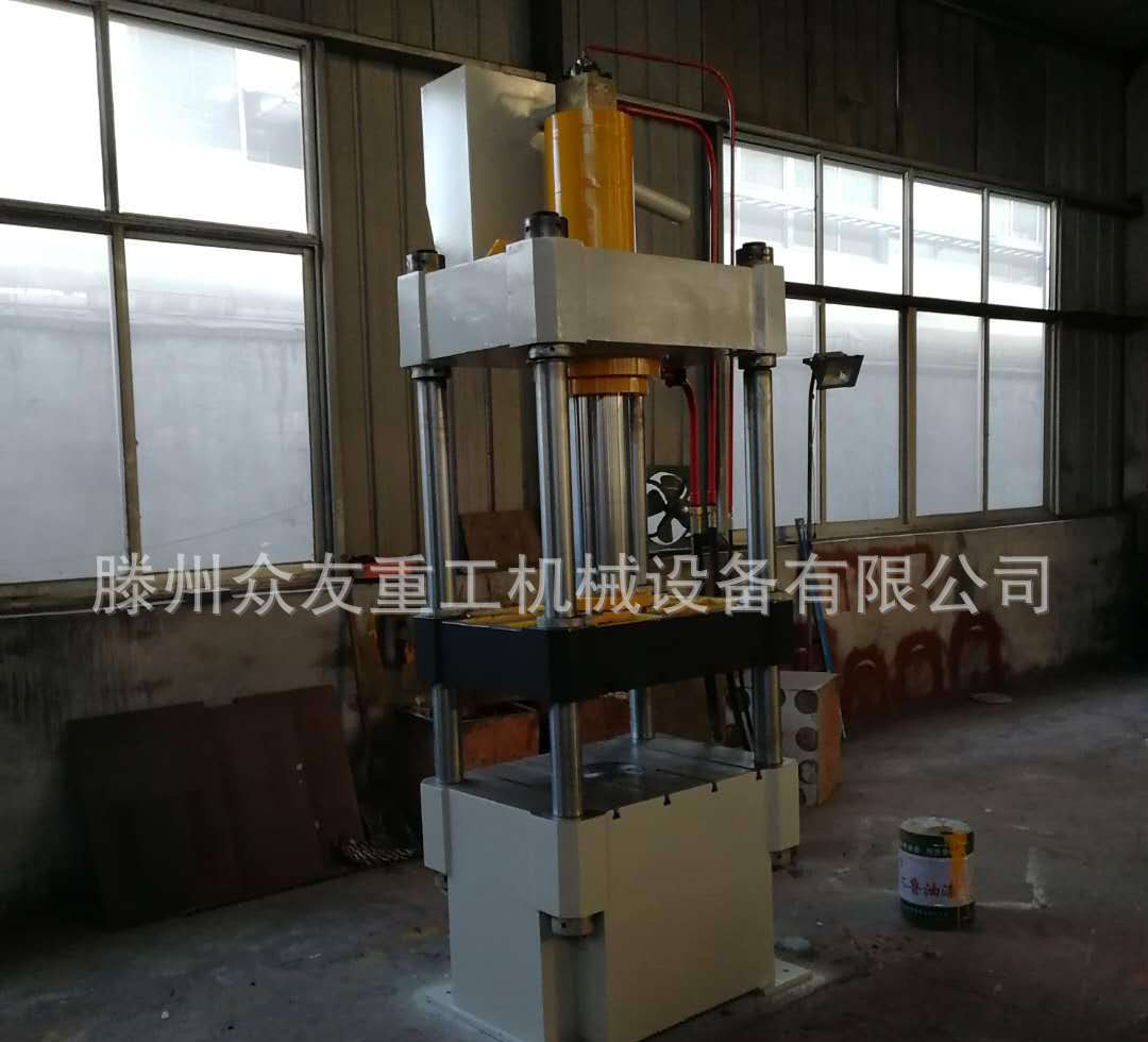 100T薄板钢板冲孔成型液压机 100t三梁四柱液压机