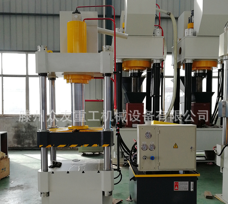 100T薄板钢板冲孔成型液压机 100t三梁四柱液压机