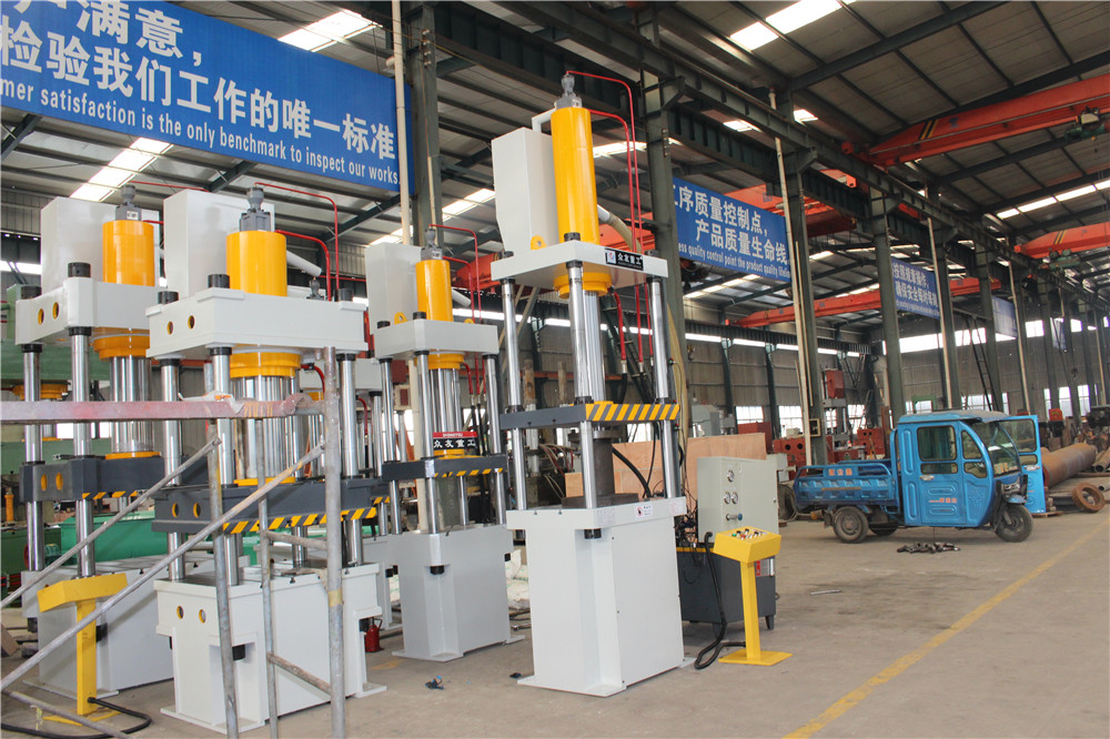 100吨带液压垫液压机 100t拉伸成型油压机