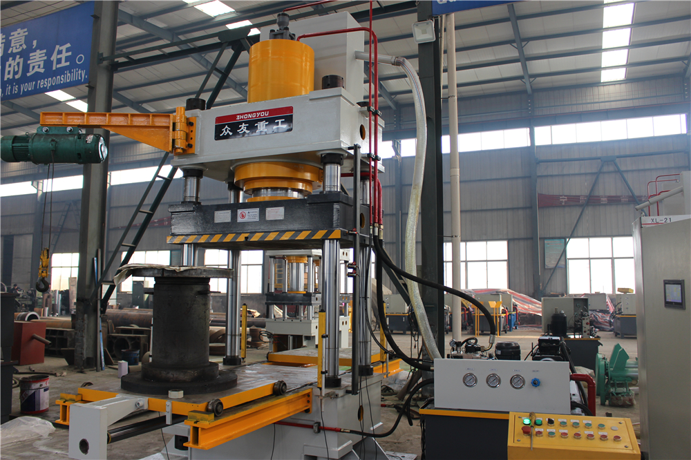 400吨移动工作台液压机 400T拉伸成型四柱油压机