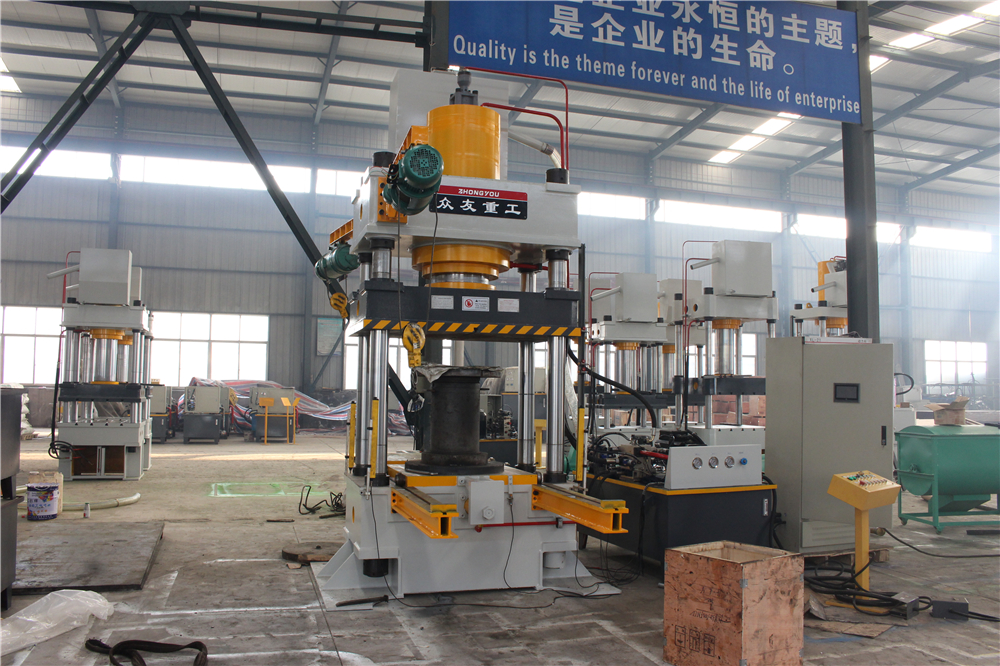 400吨移动工作台液压机 400T拉伸成型四柱油压机