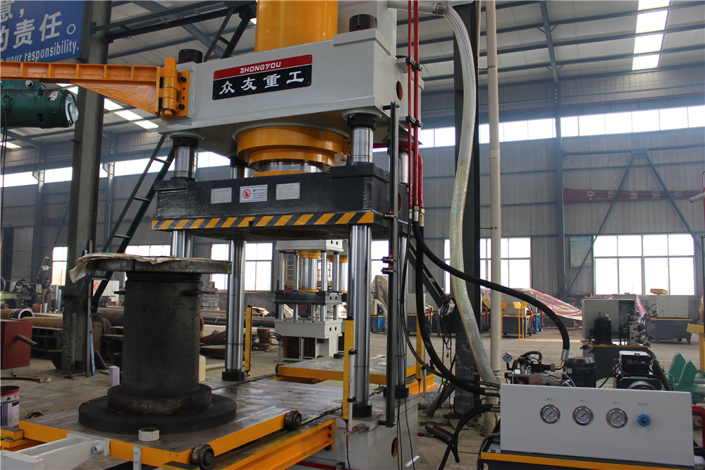 400吨移动工作台液压机 400T拉伸成型四柱油压机