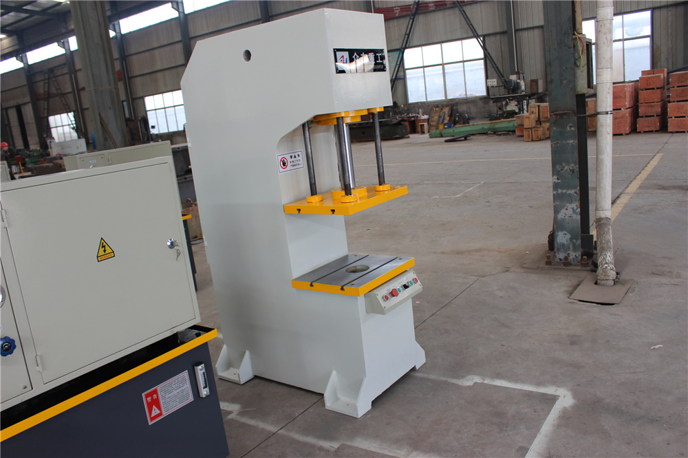 40T带导向柱T型槽单柱液压机 40T单臂油压机