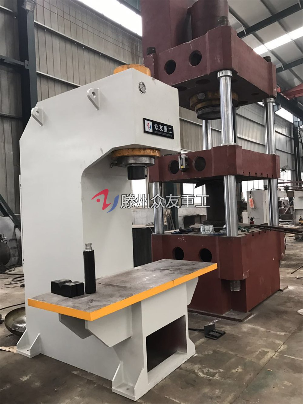 63吨大台面单臂液压机 63T单柱油压机