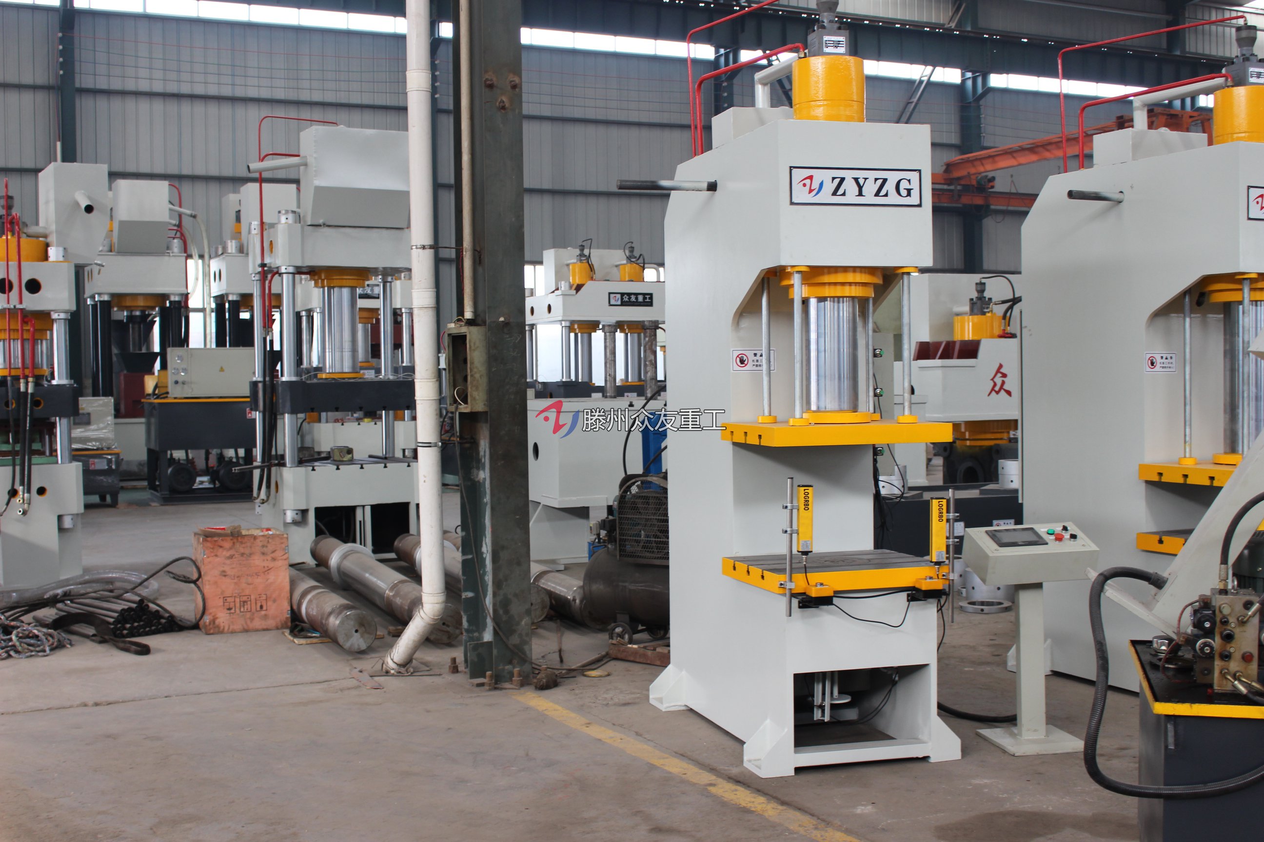 100吨带光栅保护单柱液压机 100T单臂液压机