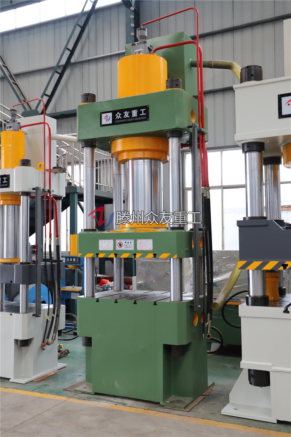 315吨铸造件四柱液压机 315T金属冷压成型油压机