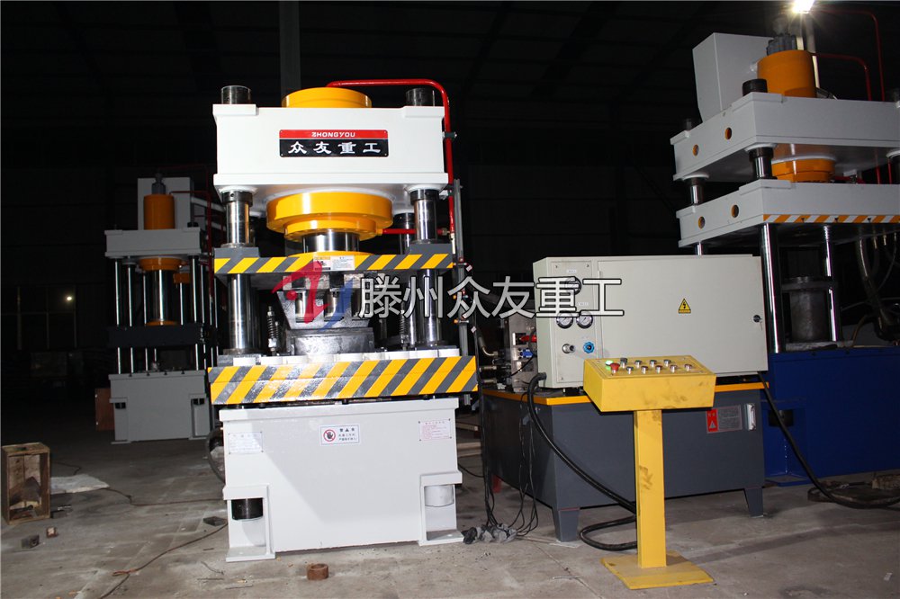 315吨压硼砂四柱液压机 315T粉末成型油压机