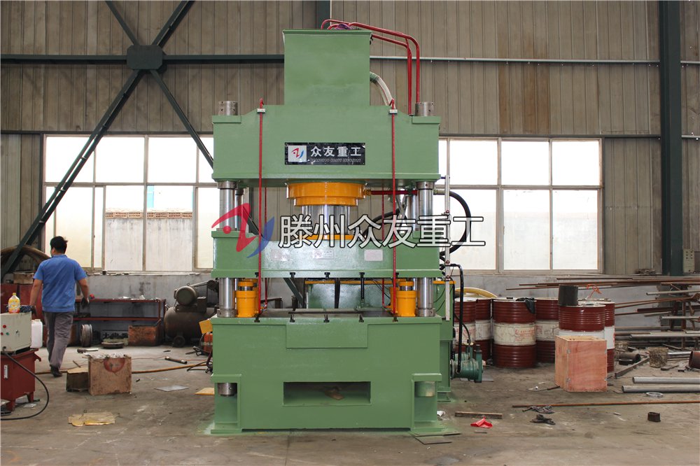 400吨三梁四柱液压机 400t快速落料油压机