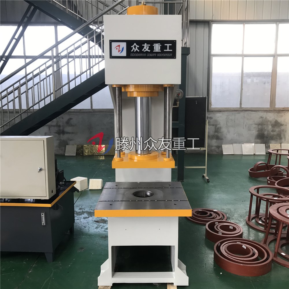 100吨四柱导向单臂液压机 100t单柱油压机