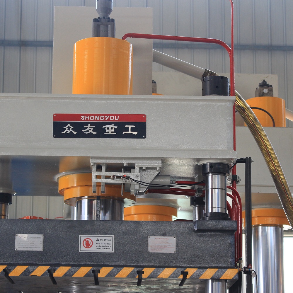 200吨三梁四柱液压机 200T带安全锁油压机