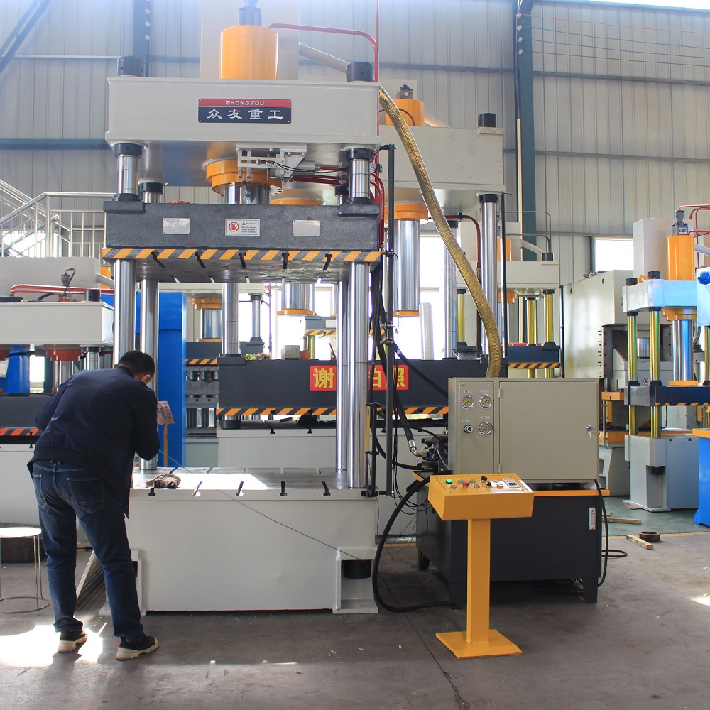 200吨三梁四柱液压机 200T带安全锁油压机