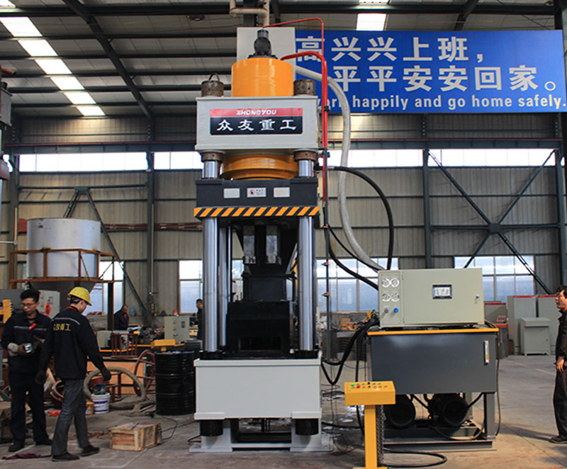 630吨碳粉压块液压机 630t粉末成型油压机