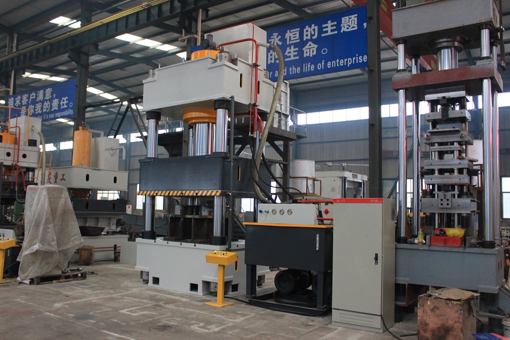 630吨四柱液压机 630T金属拉伸成型油压机