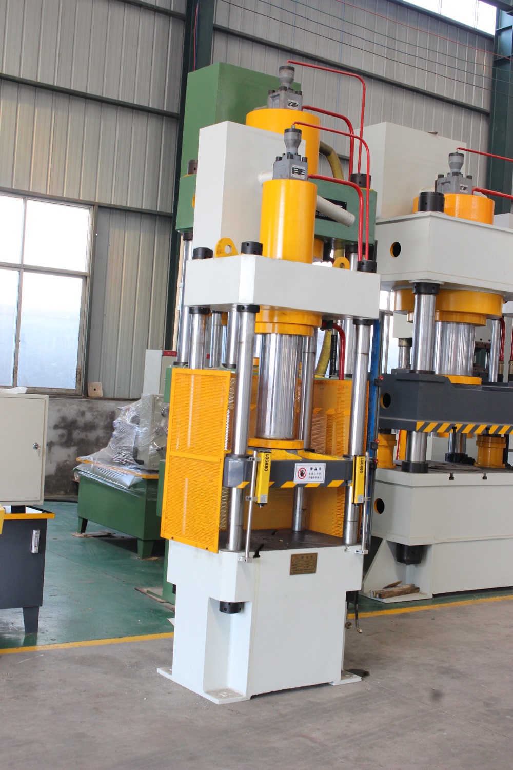 100吨带防护网液压机 100T拉伸成型四柱油压机