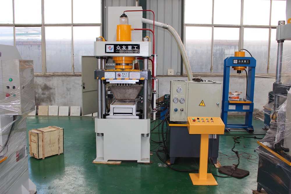 100吨三梁四柱压药片液压机 100T粉末成型油压机