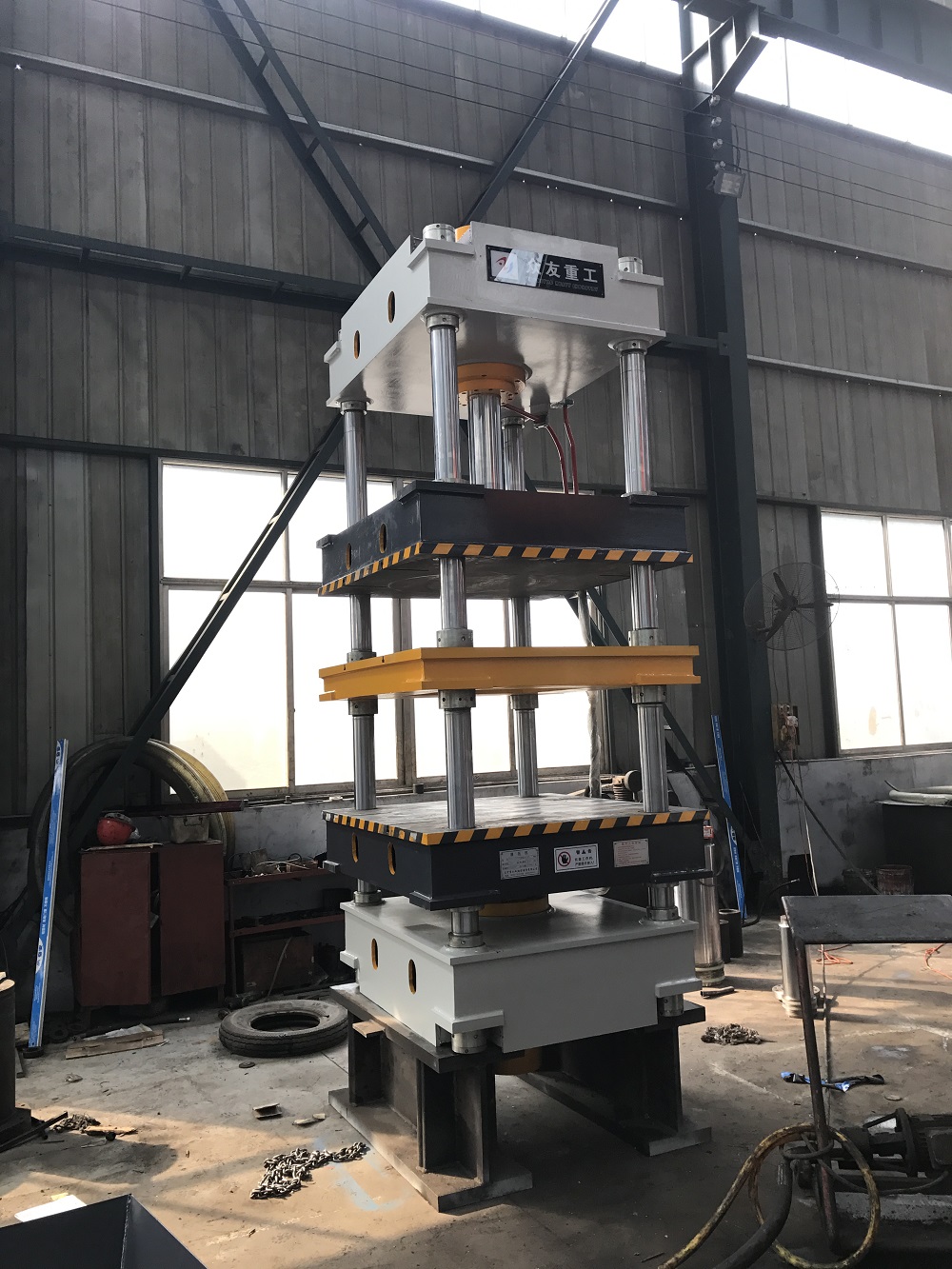 100吨双动防火板成型液压机100t五梁四柱油压机