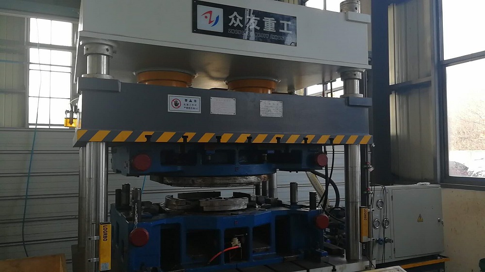 200T四柱双缸压钢圈液压机