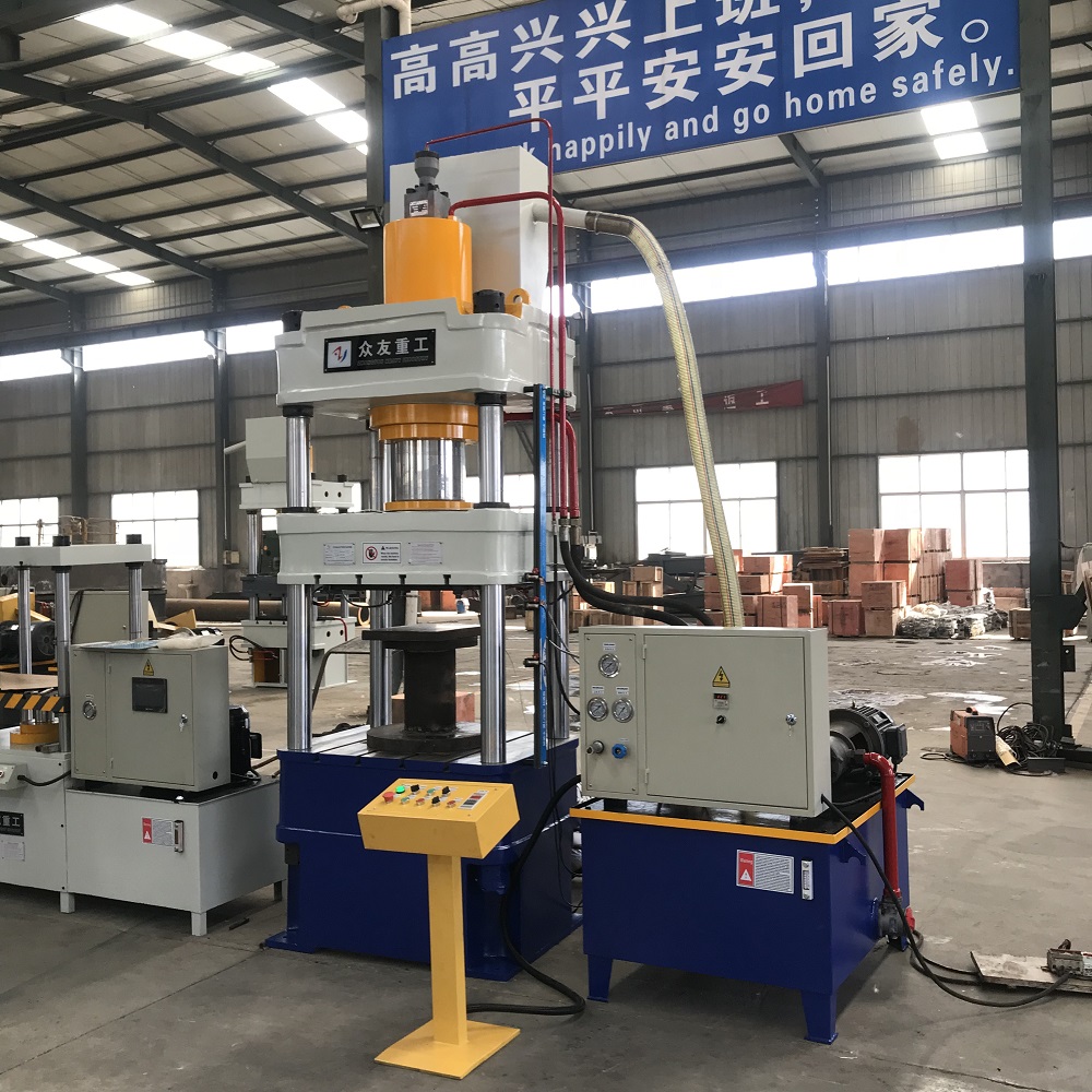 200吨压月饼盒四柱液压机 200T金属拉伸成型油压机