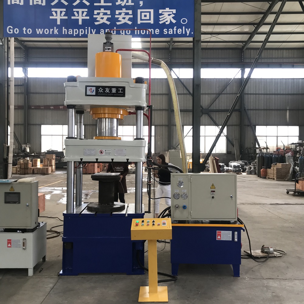 200吨压月饼盒四柱液压机 200T金属拉伸成型油压机