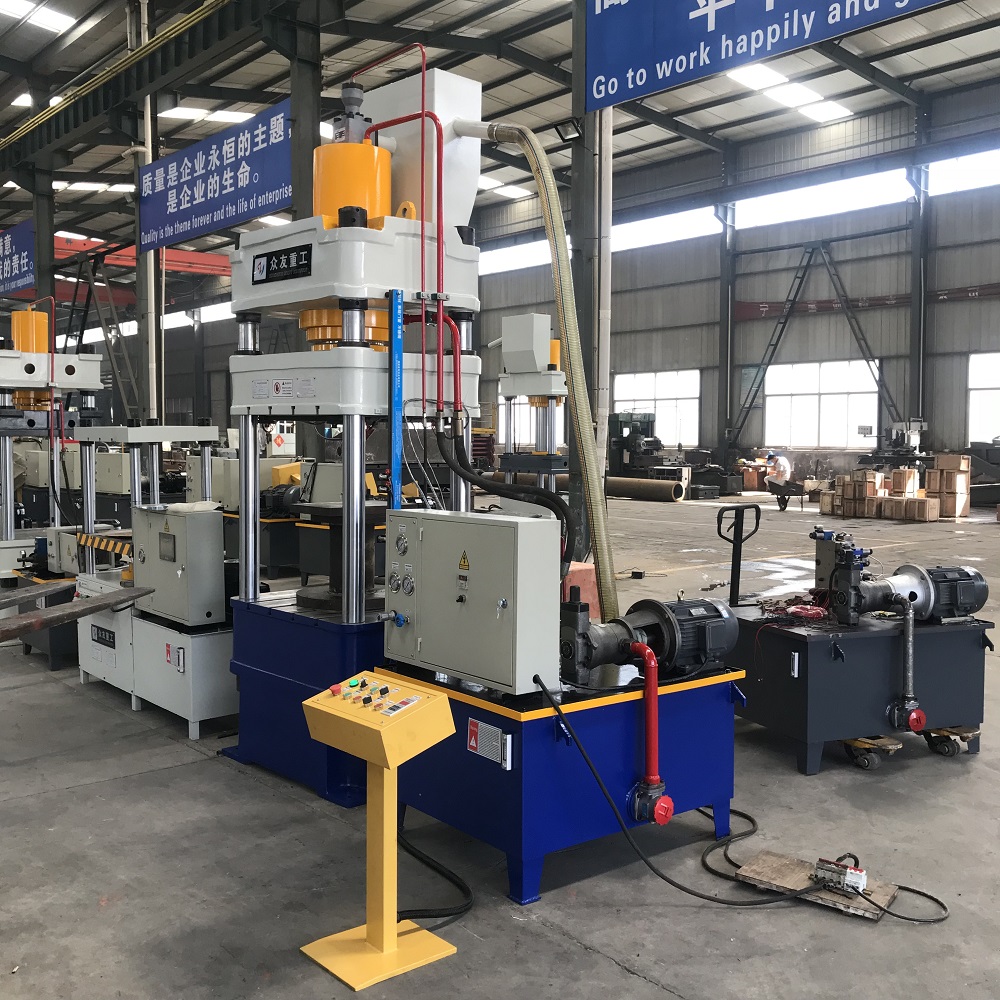 200吨压月饼盒四柱液压机 200T金属拉伸成型油压机