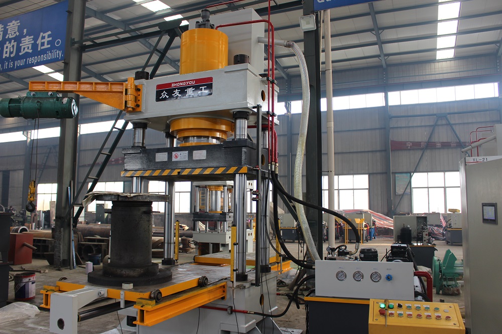 400吨移动工作台液压机 400t金属拉伸成型四柱油压机