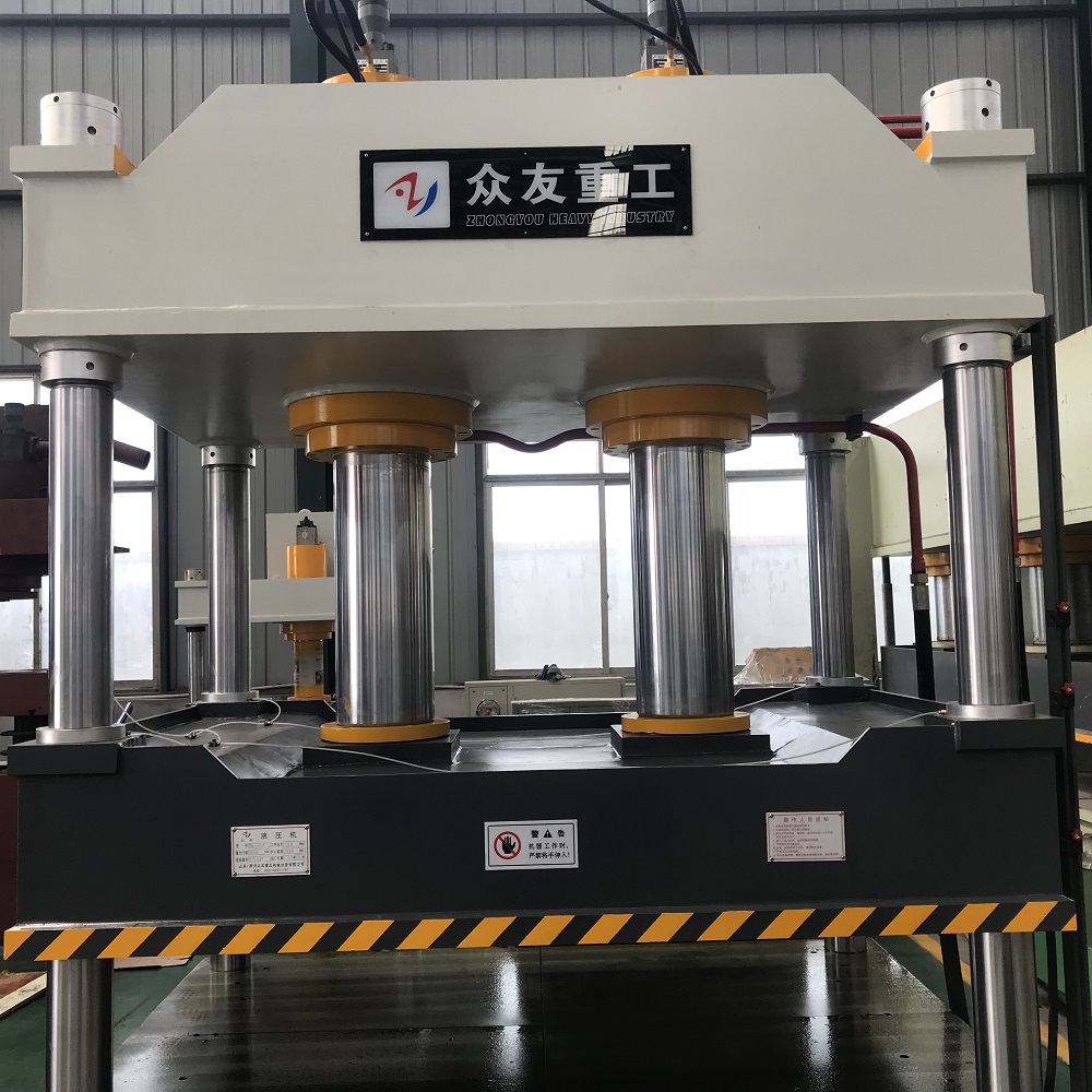 400T双缸三梁四柱大台面液压机