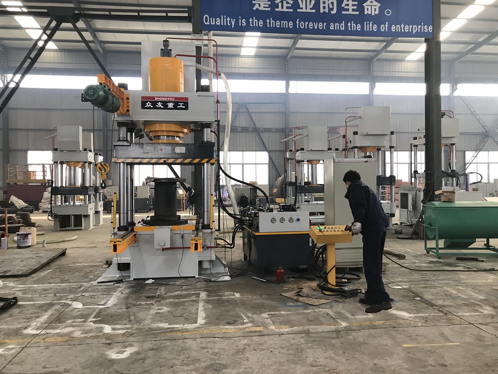 400吨移动工作台液压机 400t金属成型四柱油压机