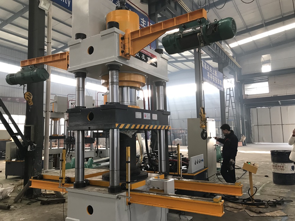400吨移动工作台液压机 400t金属成型四柱油压机