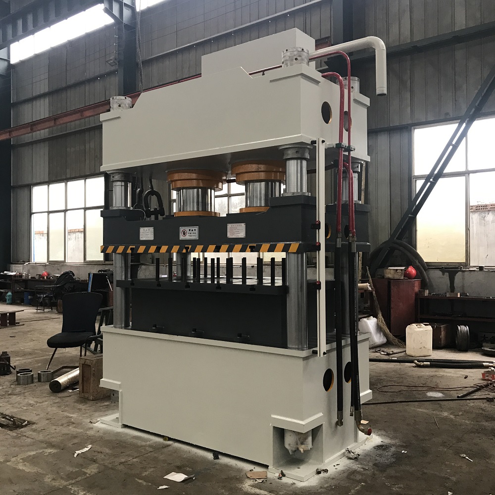 630吨液压垫多杆顶出双缸液压机 630T金属拉伸成型油压机