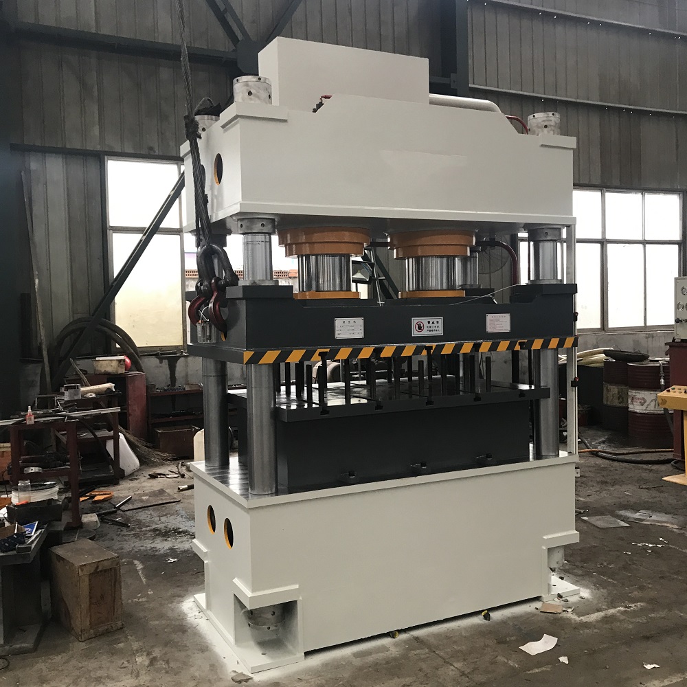 630吨液压垫多杆顶出双缸液压机 630T金属拉伸成型油压机