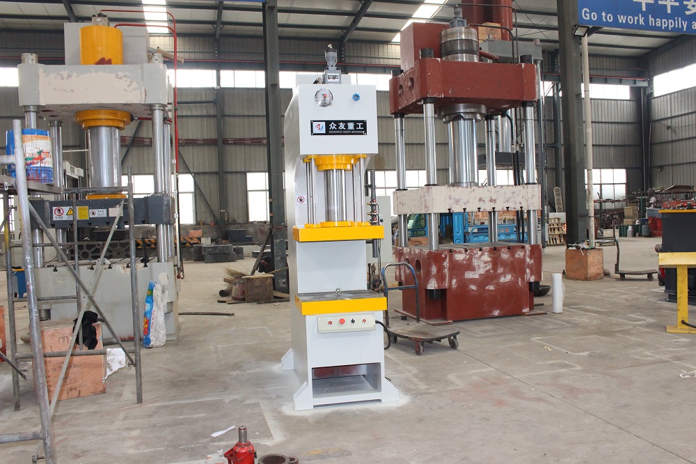 63吨四柱导向单臂液压机 63T单柱油压机