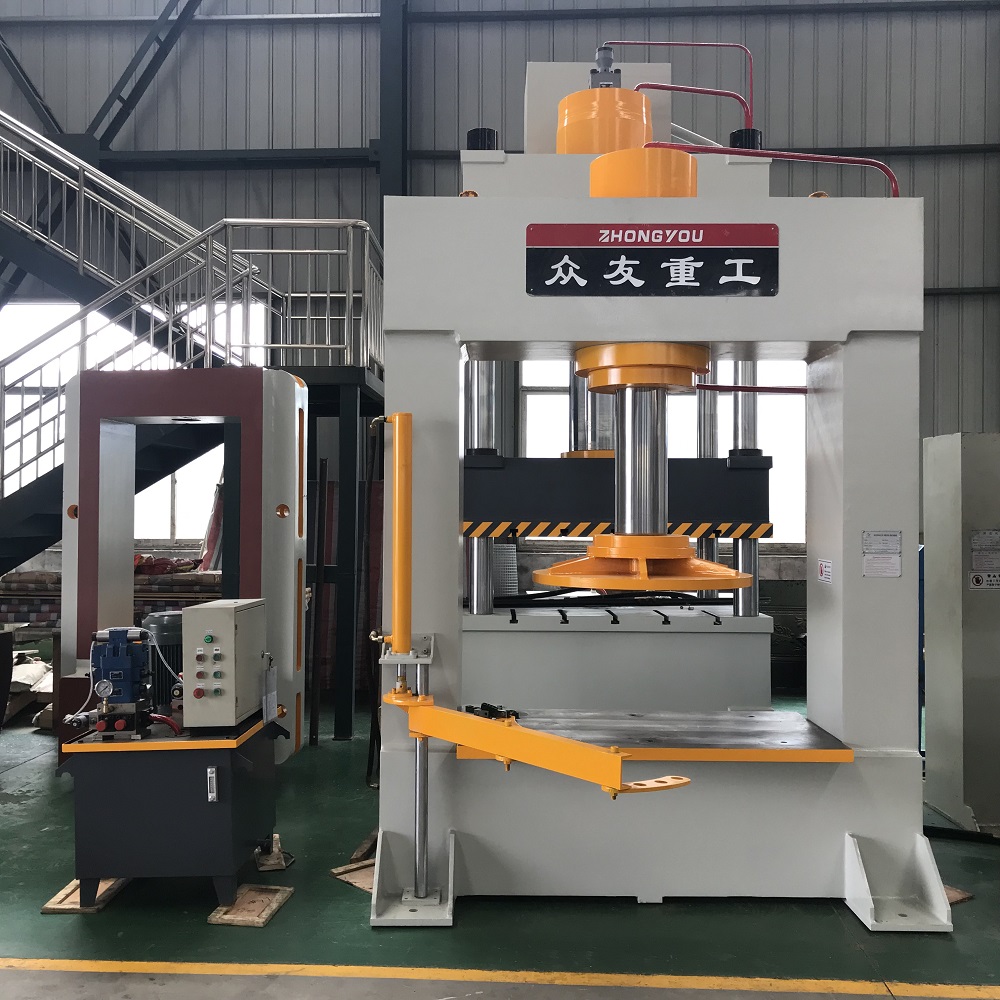 300吨带提升臂框式液压机 300T龙门油压机压胎机