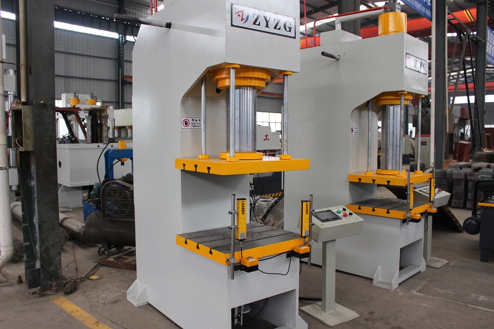 100吨带光栅保护单臂液压机 100T单柱液压机