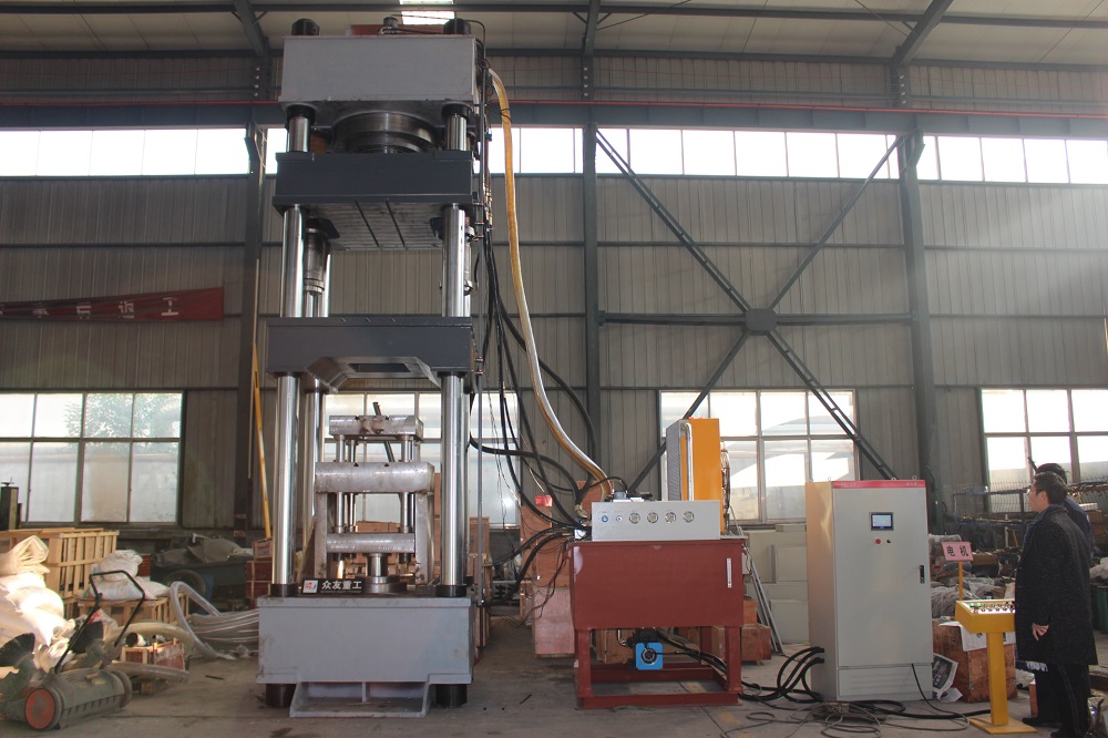 630吨粉末成型压匣砵四柱液压机