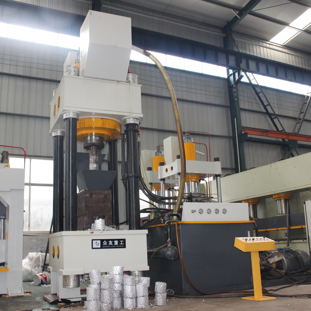 630吨金属粉末成型液压机 630T铁屑压块机