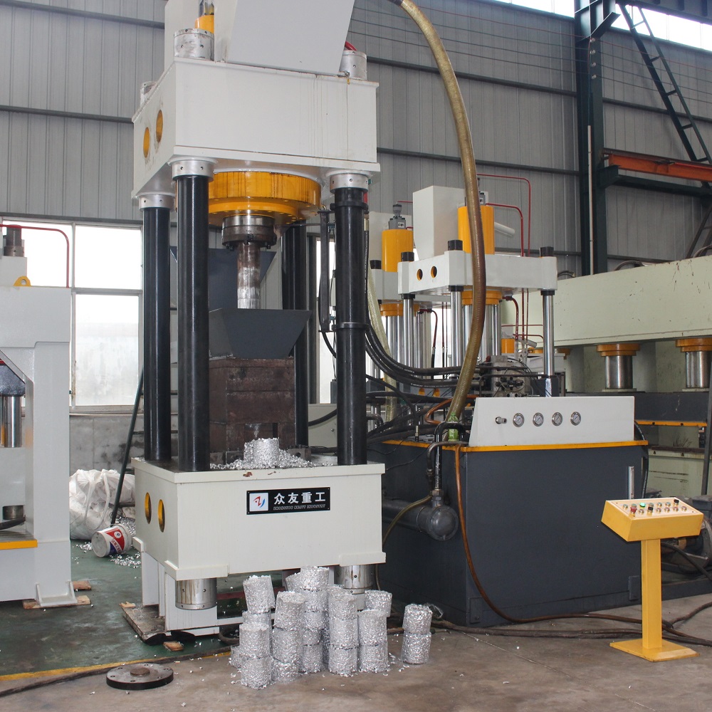 630吨金属粉末成型液压机 630T铁屑压块机