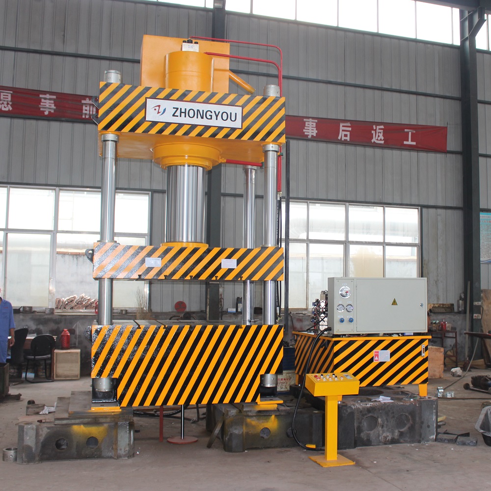 315吨灰斗车拉伸四柱液压机 315T金属成型油压机