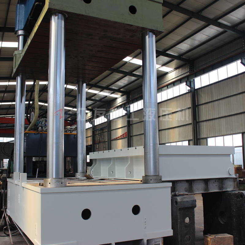 350吨带液压垫风冷液压机 350t金属拉伸成型油压机