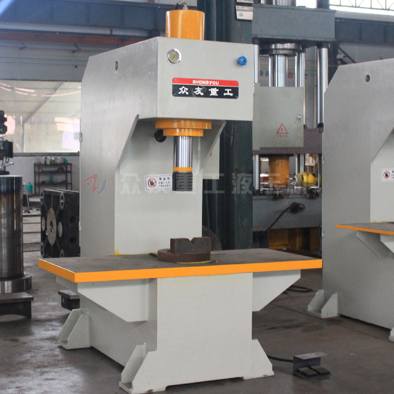 500t单柱液压机液压系统漏油怎么办