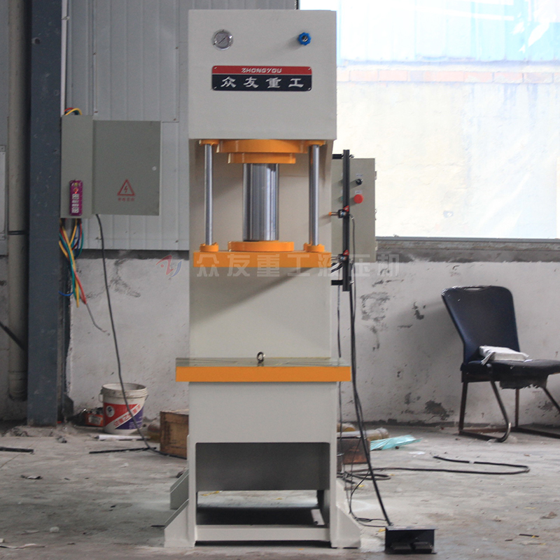 100吨四柱导向单臂液压机 100t单柱油压机