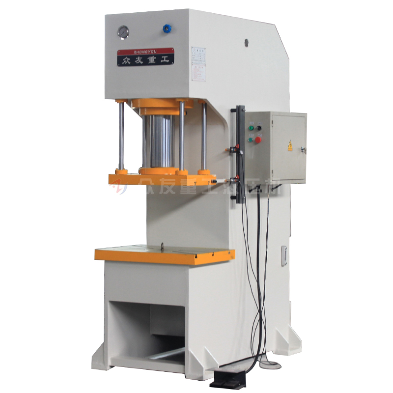 100吨四柱导向单臂液压机 100t单柱油压机