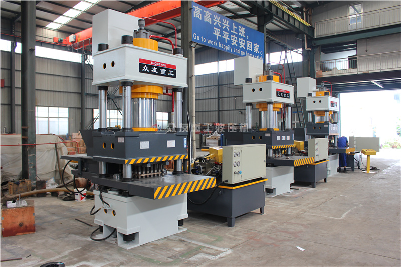 315吨鱼饵压块液压机 315T粉末成型油压机