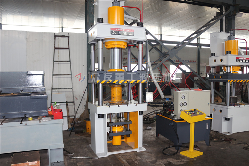 200吨金属拉伸液压机 200T带液压垫油压机