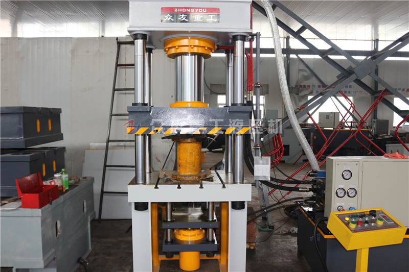 200吨金属拉伸液压机 200T带液压垫油压机