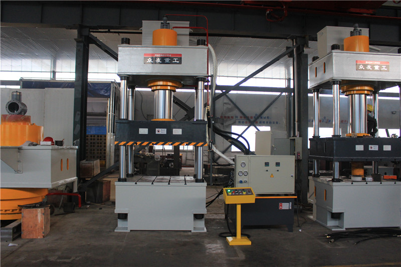 315吨三梁四柱压漏粪板液压机 315T复合材料成型油压机