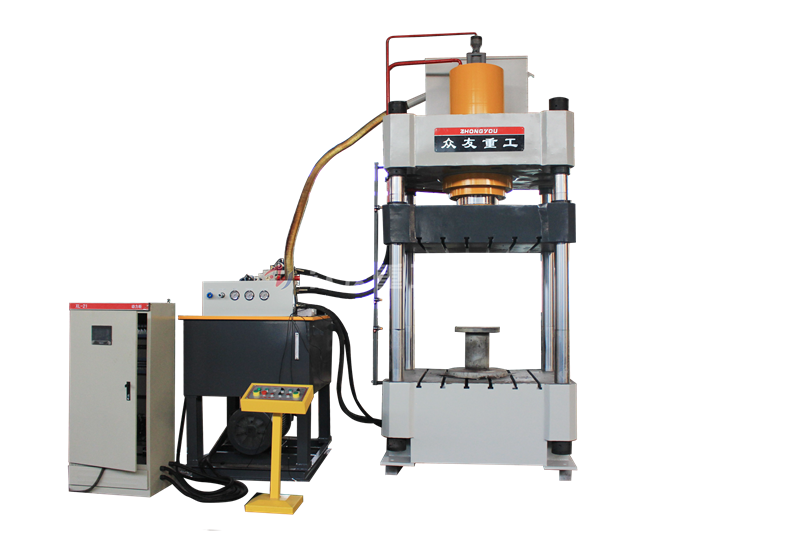 315吨树脂井盖成型液压机 315t复合材料热压油压机