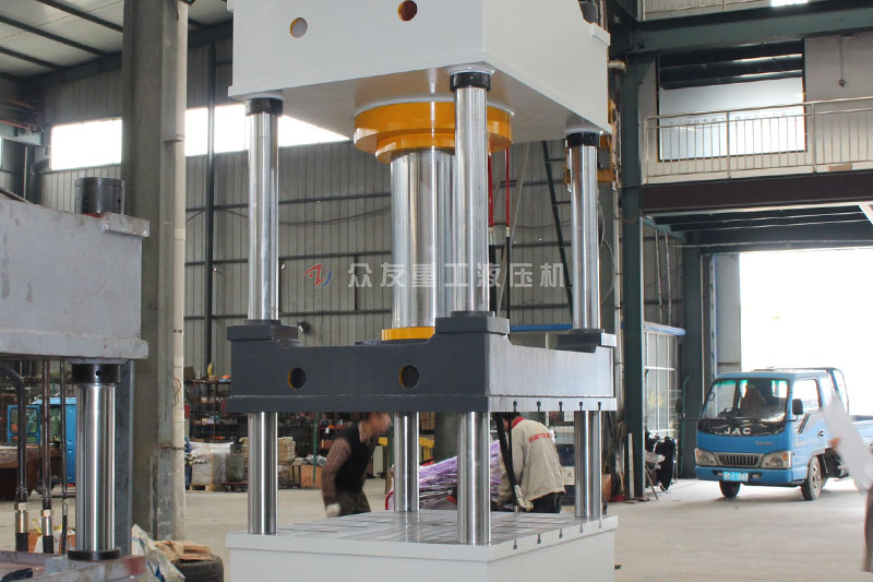 500吨石英石水槽热压成型 四柱液压机 500T复合材料成型液压机